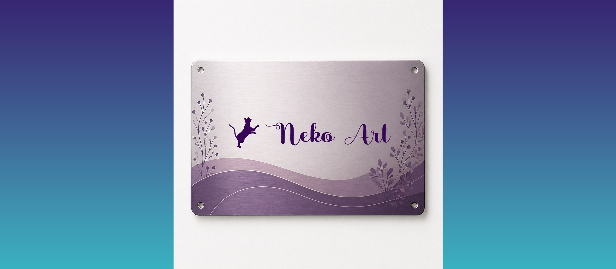 PLACA DE METAL