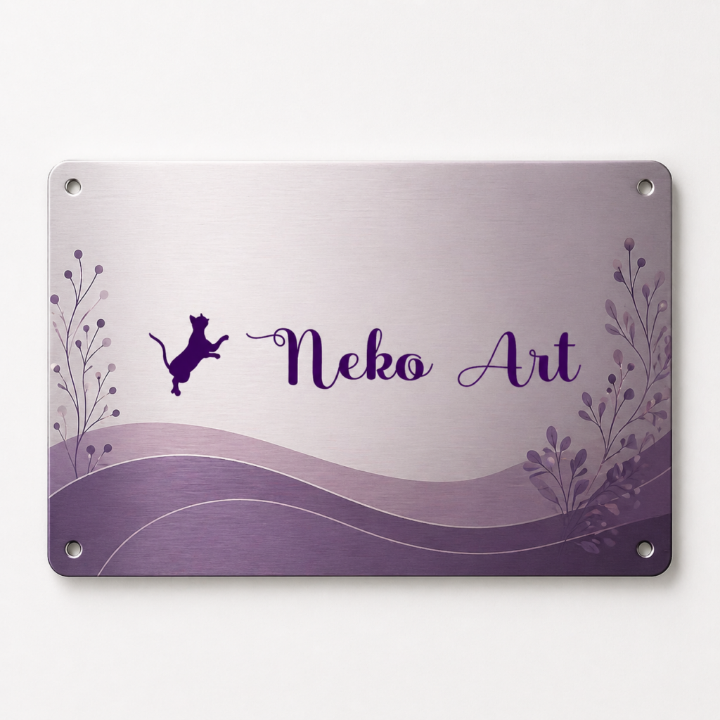 PLACA DE METAL